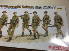 Dragon British / Commonwealth Infantry Italy 1/35 model kit PLUS Belgo models