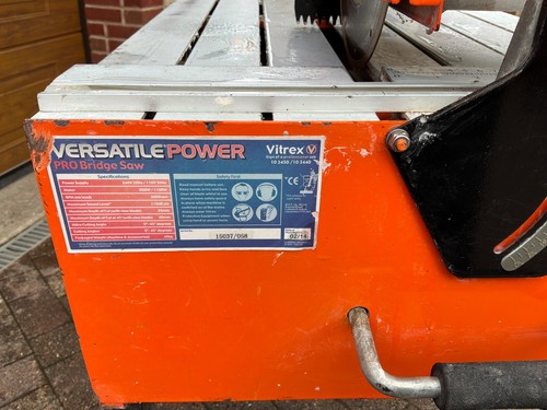 Vitrex wet tile saw pro - wet,