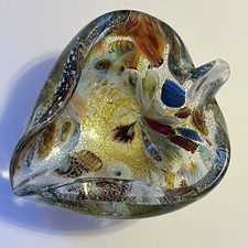Murano Tutti Frutti Leaf Bowl