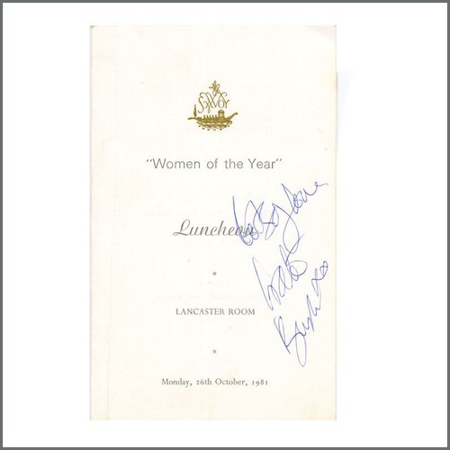 Kate bush 1981 autographed - kate,
