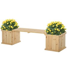 Outsunny Wooden Garden Planter