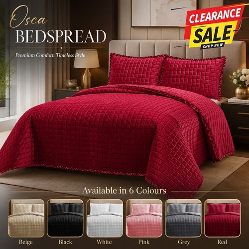 Piece quilted bedspread - 3,