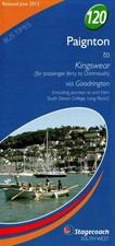 Stagecoach Devon Route 120 Bus Timetable Leaflet - Reissued June 2012