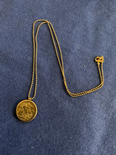 Inch gold plated - gold, chain