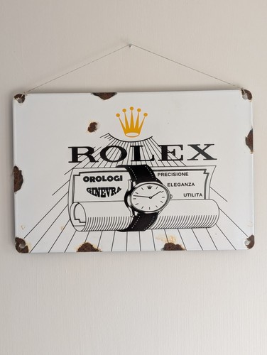 Rolex official retailer enamel - official,