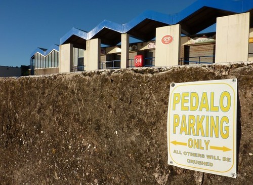Photo pedalo parking notice - a3,