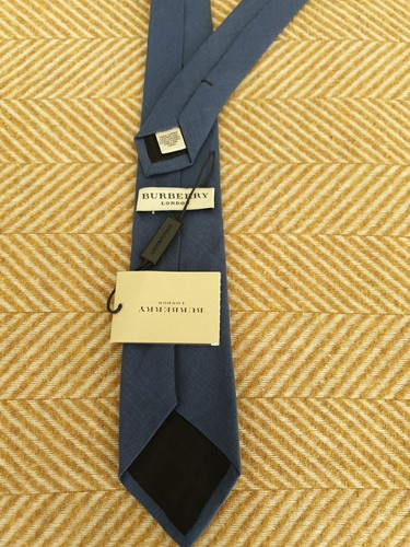 Bnwt burberry linen tie 5cm - bnwt,