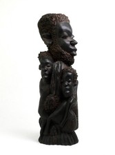 VINTAGE AFRICAN CARVED EBONY