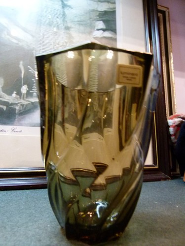 Luminarc vase twirled smoked - vase,