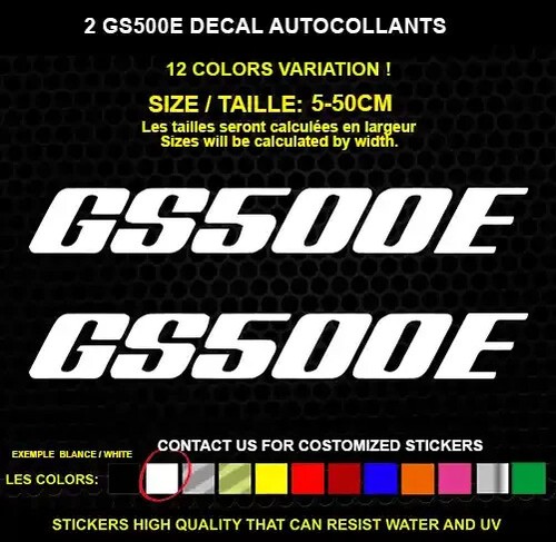 Gs500e sticker genuine decal - gs500e,