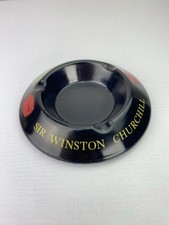 Vintage Churchill Red Barrel Watneys Glass Ashtray 