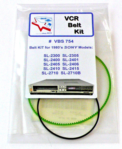 Vcr belt kit for - sony, sl2300