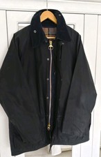 Mens Barbour Classic Beaufort Country Wax Jacket 44  Navy Blue