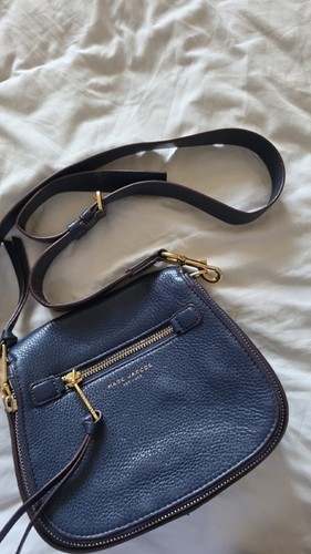 Marc jacobs navy leather - jacobs,