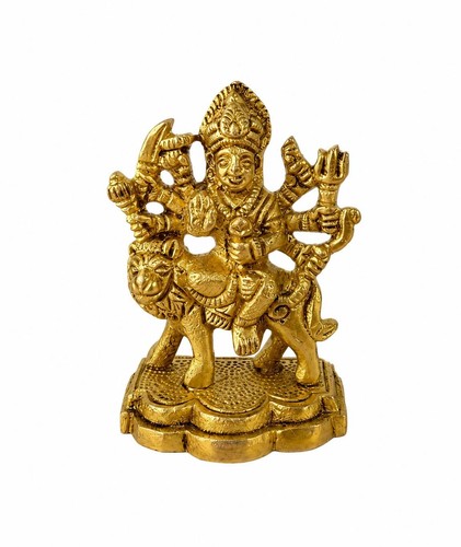 Brass maa durga - 2.5",