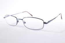 Lotus Eyeglasses Elise Unisex Blue Full Rim Metal Eyewear Glasses Frames 51 mm