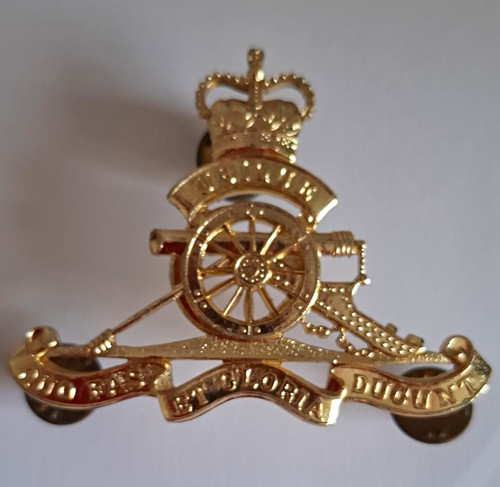 Royal artillery brass cap - brass,