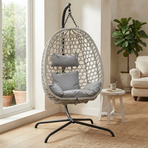 Hanging egg chair stand indoor - stand,