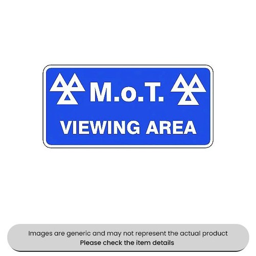 Mot viewing area foamex - viewing,