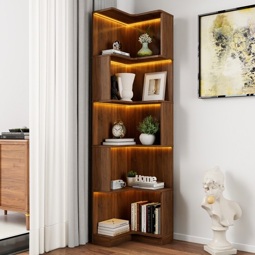 Shaped corner bookshelf - corner,
