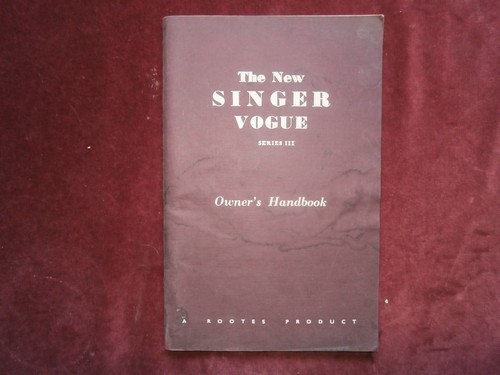 The new singer vogue owners - the,