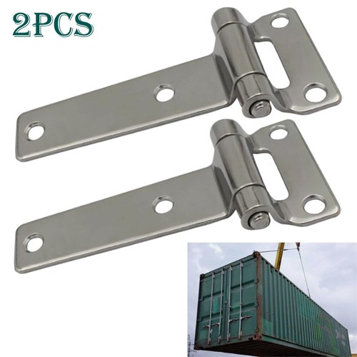 Door hinges stainless steel - 2x,