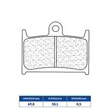 Sintered Brake Pads For Triumph 955 Sprint RS 1999-2005