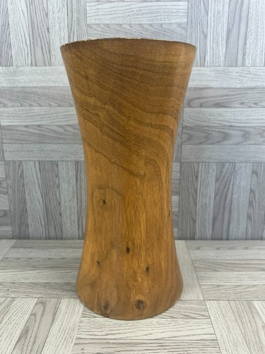 Decorative wooden vase - vase,