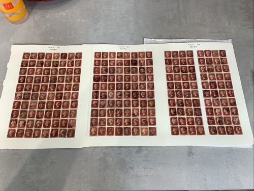 Sg43 penny red plate 153 - plate, full
