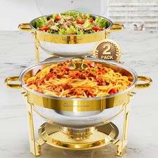 WARMOUNTS Gold Chafing Dish