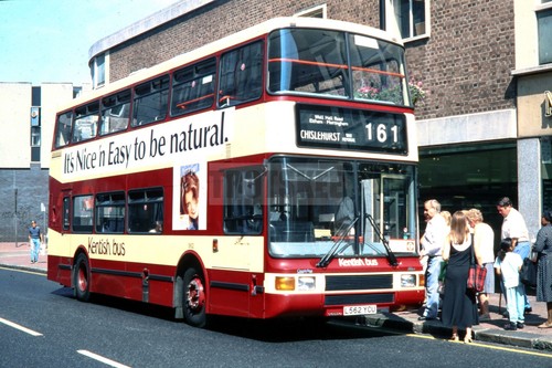 35mm slide kentish bus volvo - slide,