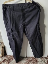 Arco Black Cargo Trousers