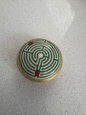 Halcyon Days Enamels- Round Ladybug Screw Top Mini Trinket Box