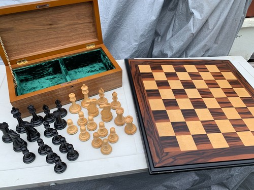 Staunton chess set weghted - staunton,