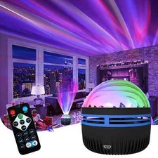 LED Northern Lights Galaxy Projection Lamp Aurora Star Projector Night Light UK