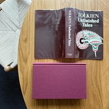 Unfinished Tales by J. R. R. Tolkien | First Edition (UK) | 1980