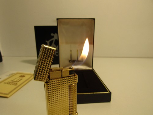 Dunhill rollagas lighter gold - dunhill,