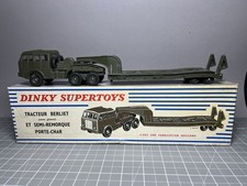 French Dinky Military 890 Camion Berliet Porte Char With Box