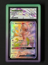 ACE 10 Mewtwo GX Sv59/Sv94 Pokémon Card Hidden Fates: Shiny Vault Holo GEM MINT