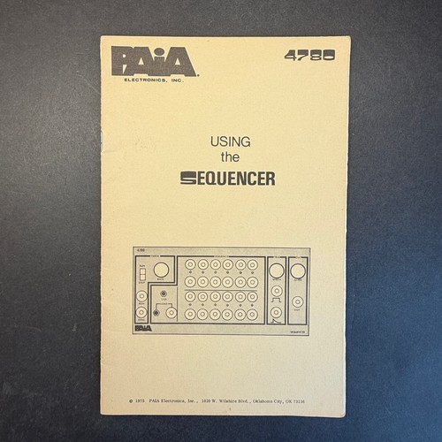 Vintage paia electronics inc - paia, electronics,