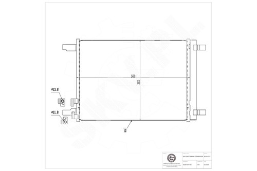 Condenser fits audi - condenser, a1
