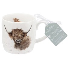 Wrendale Mug Highland Coo Cow Fine Bone China from Hannah Dale Royal Worcester