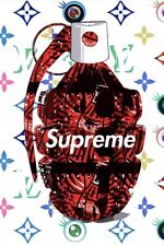 SUPREME Coca Cola Death NYC Grenade Artist Proof Signed Graffiti Print+COA Rare!