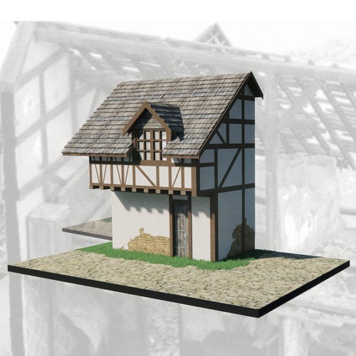 House model building - model,