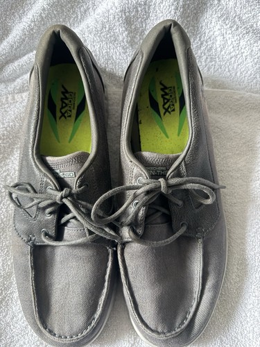 Skechers boat shoes - boat, grey