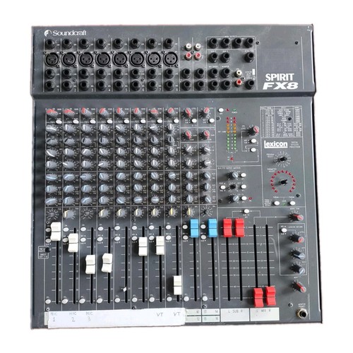 Soundcraft spirit fx8 - soundcraft,