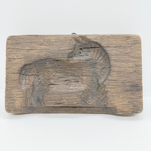 Antique wood horse carving - antique,