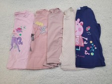 Girls 4-5 Years Long Sleeve Tshirt Bundle (5 Items)