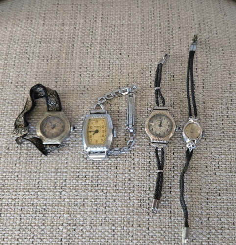 Vtg antique ladies wrist - 4,
