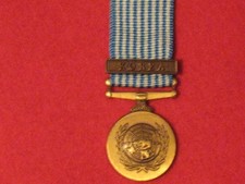 MINIATURE UN KOREA MEDAL with